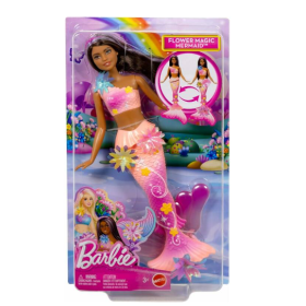 Barbie Sirena Flower Magic Morena