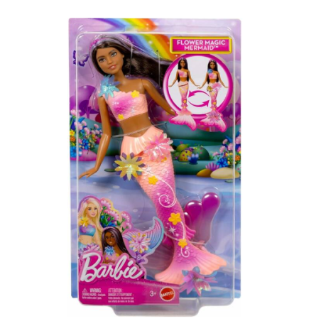 Barbie Sirena Flower Magic Morena