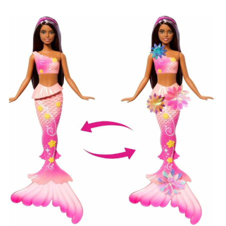 Barbie Sirena Flower Magic Morena
