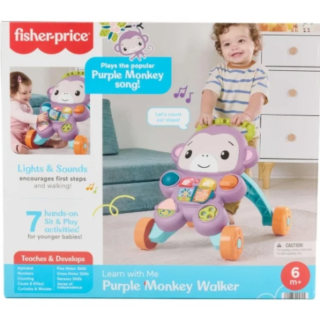 Correpasillos Mono Morado Parlanchín