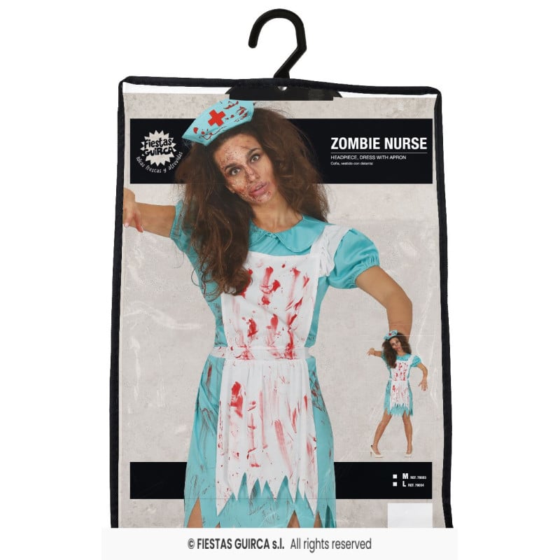 Disfraz Enfermera Zombie Adulta Talla M