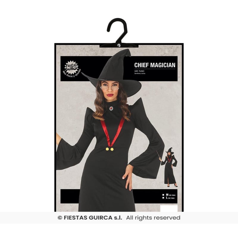 Disfraz Hechicera Elegante Adulta Talla M