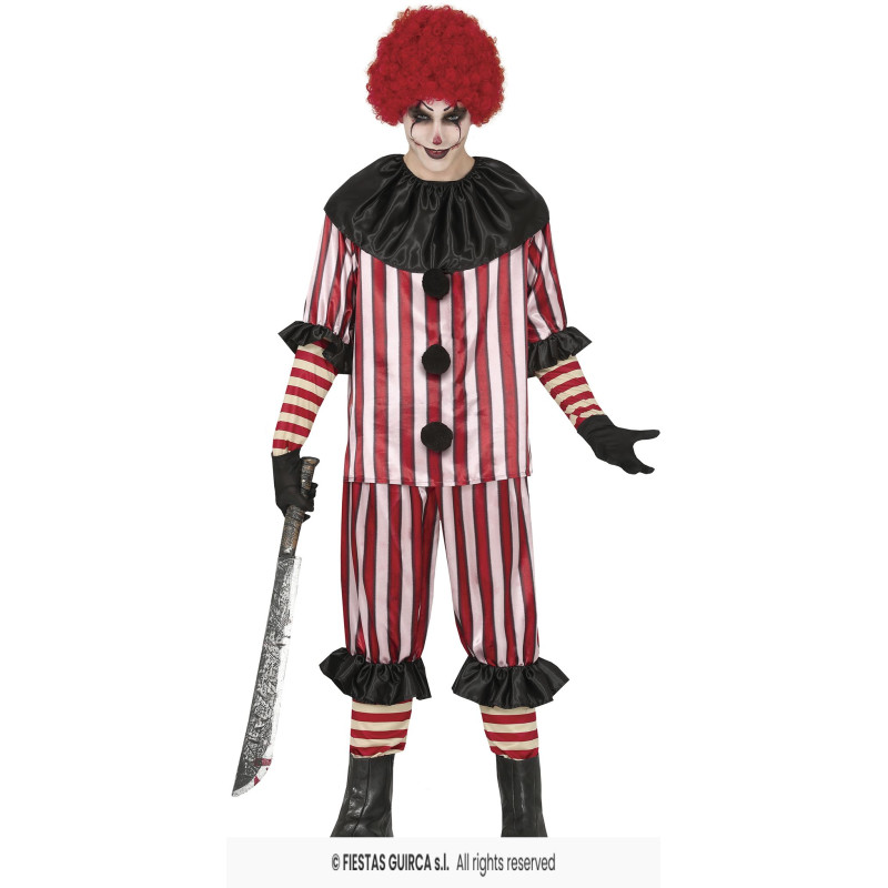 Disfraz Payaso Demoniaco Adulto Talla M De Fiestas Guirca