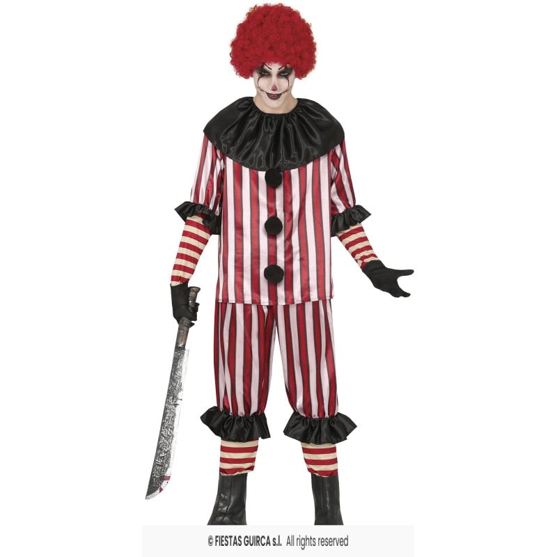 Disfraz Payaso Demoniaco Adulto Talla L De Fiestas Guirca