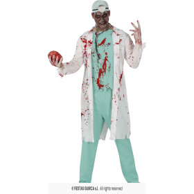 Disfraz Doctor Zombie Adulto Talla M De Fiestas Guirca