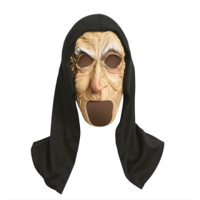 Máscara Vieja Con Capucha Vinilo 2
