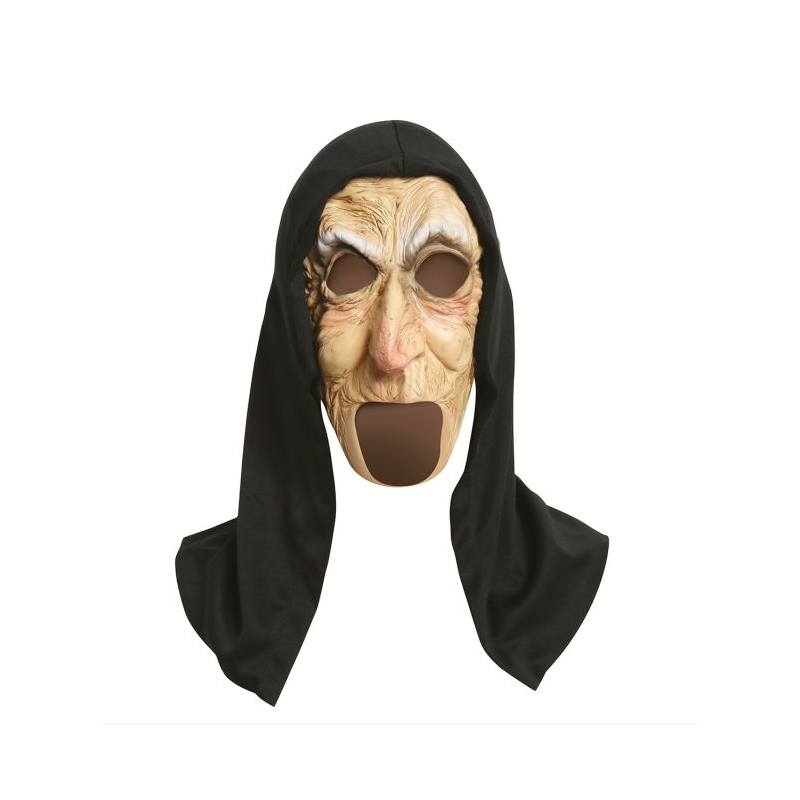 Máscara Vieja Con Capucha Vinilo