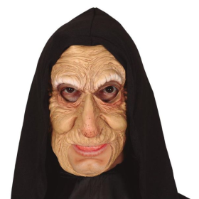 Máscara Vieja Con Capucha Vinilo