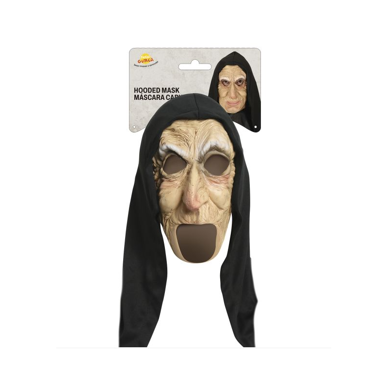 Máscara Vieja Con Capucha Vinilo