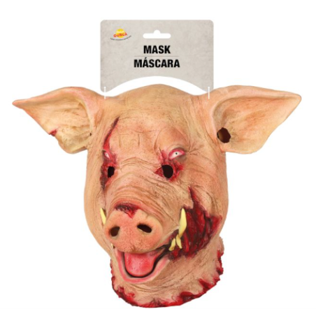 Máscara Cerdo Terror Látex