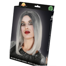 Melena Blanca Y Negra 2