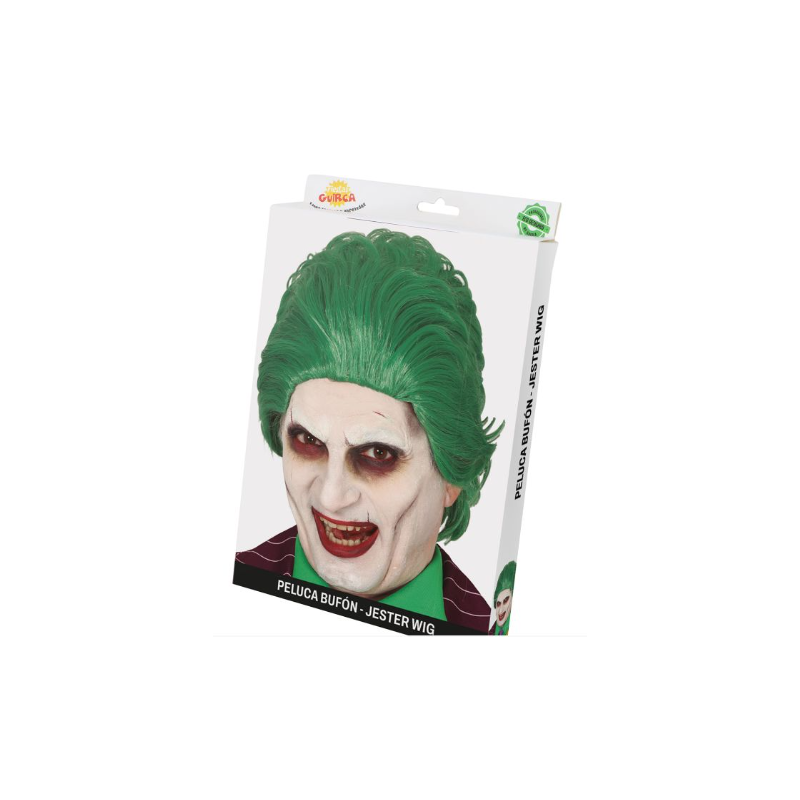 Peluca Bufón De Gotham City En Caja