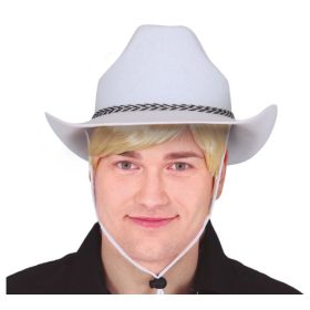 Sombrero Vaquero Fieltro Blanco