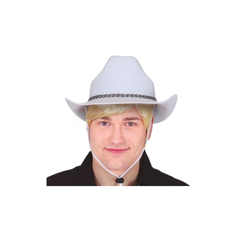 Sombrero Vaquero Fieltro Blanco