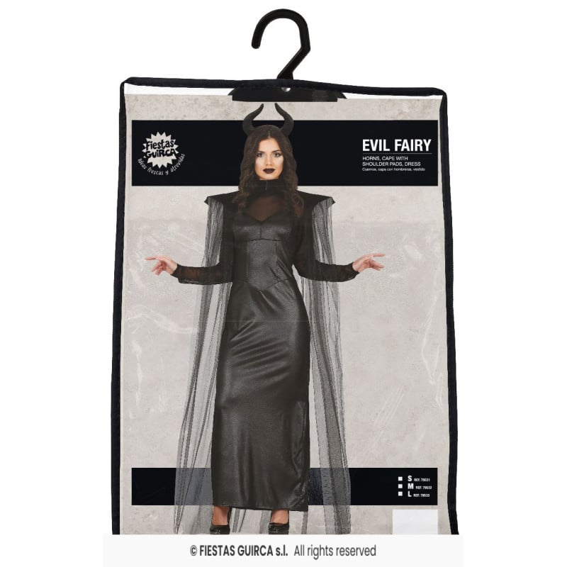 Disfraz Hada Malvada Talla S