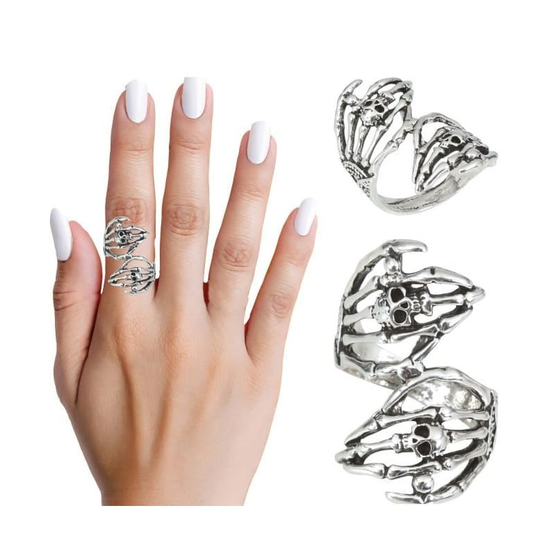 Anillos Metálicos De Esqueleto De Guirca