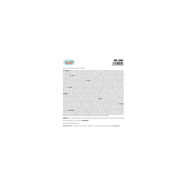 Sangre Coagulada Con Esponja 15 Gr