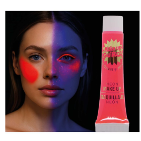 Tubo Maquillaje Crema Rojo Neón 10ml 2