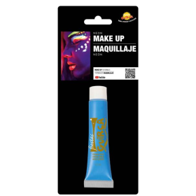 Tubo Maquillaje Crema Azul Neón 10 Ml
