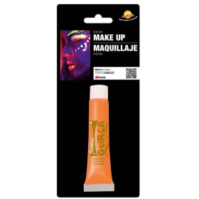 Tubo Maquillaje Crema Naranja Neón 10 Ml