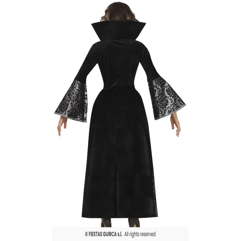 Disfraz Vampiresa Plateada Talla M