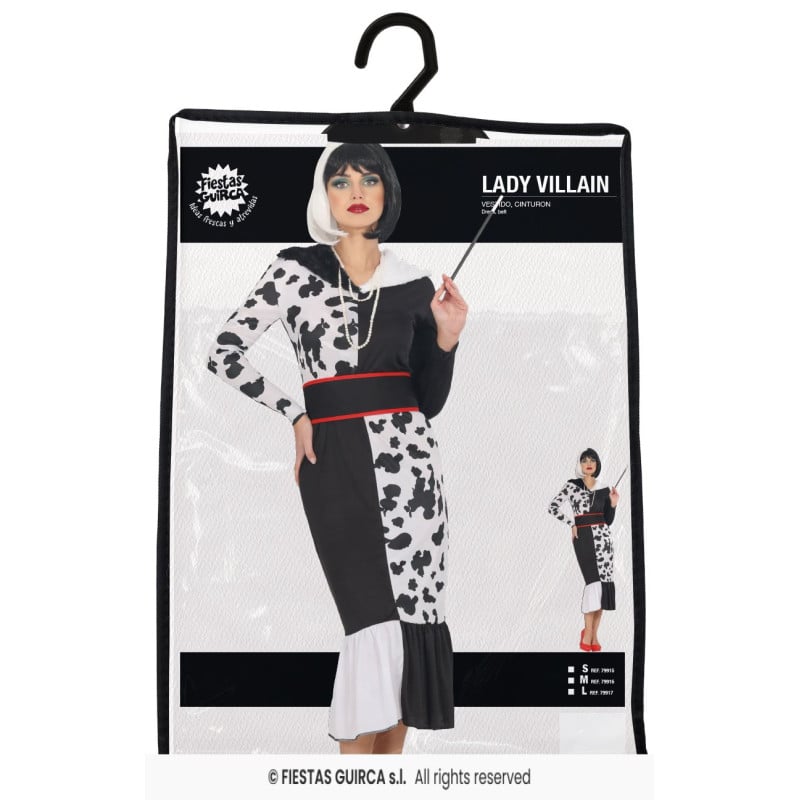 Disfraz Chica Villana Talla S