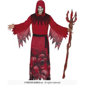 Disfraz Segador Rojo Talla L De Fiestas Guirca