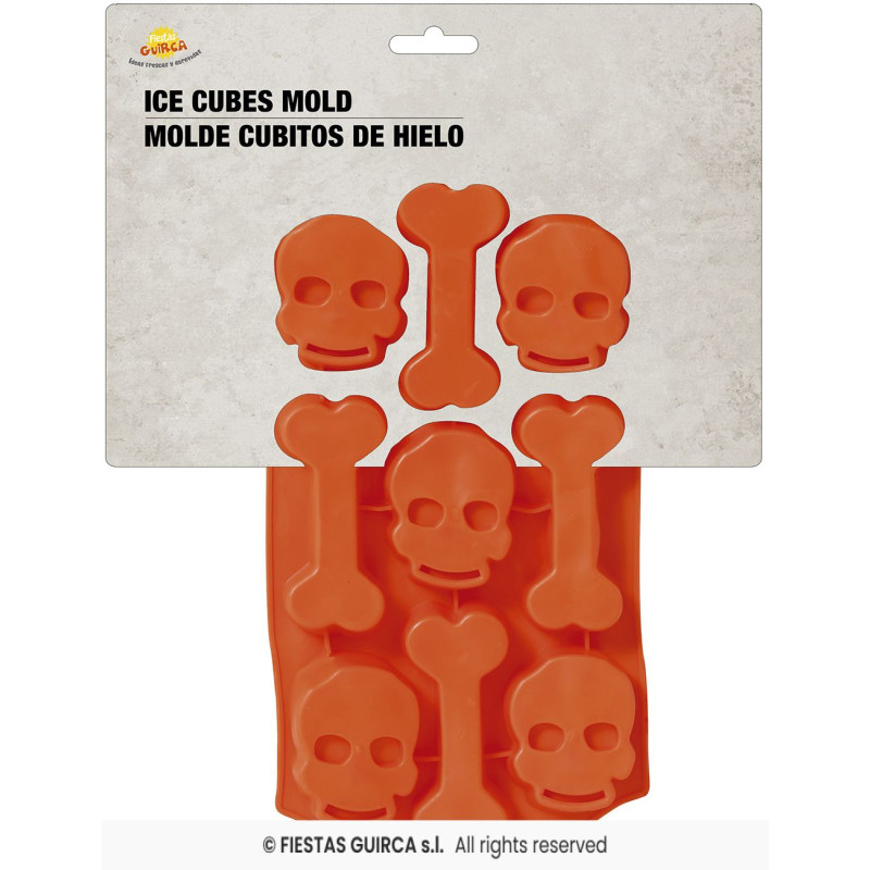 Molde Cubitos de Hielo Halloween Surtido 12x22 CM