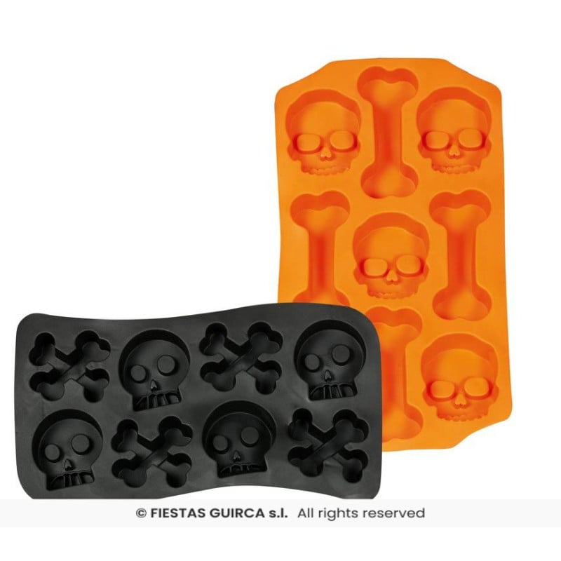 Molde Cubitos de Hielo Halloween Surtido 12x22 CM