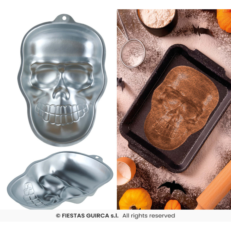 Molde Aleación Aluminio Calavera