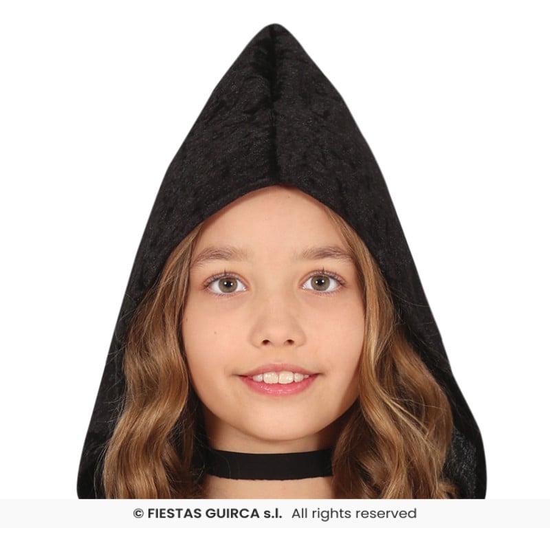 Disfraz Vampiresa Con Capucha Talla 5-6 Años