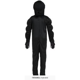 Disfraz Supervillano Negro Talla 5-6 Años De Fiestas Guirca 2