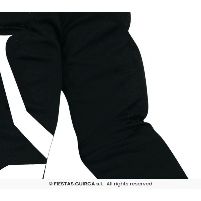 Disfraz Supervillano Negro Talla 10-12 Años