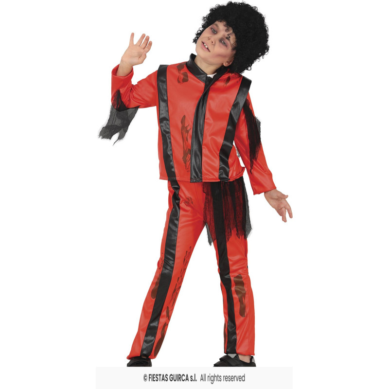 Disfraz Zombie Bailarín  Talla 7-9 Años De Fiestas Guirca