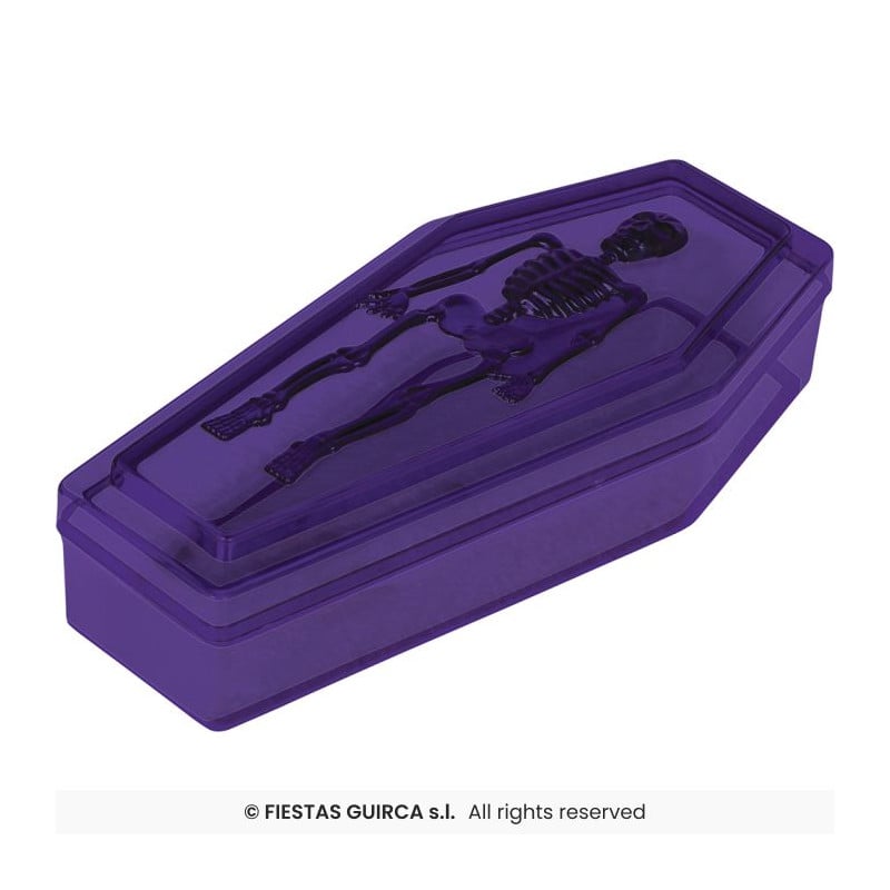 Caja Féretro Lila PVC