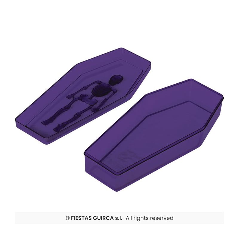 Caja Féretro Lila PVC