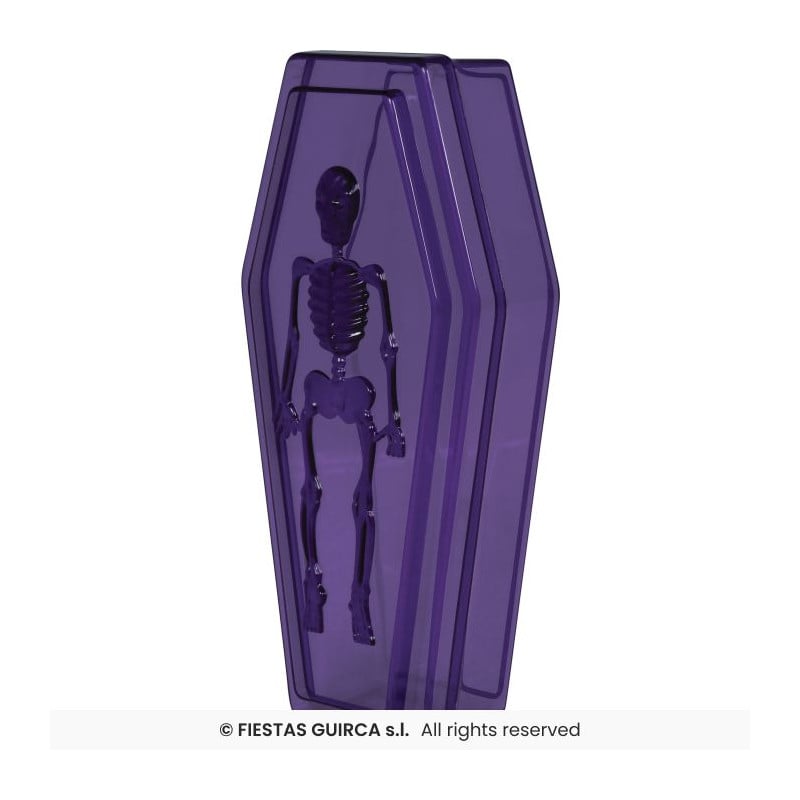 Caja Féretro Lila PVC