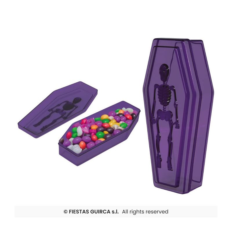 Caja Féretro Lila PVC