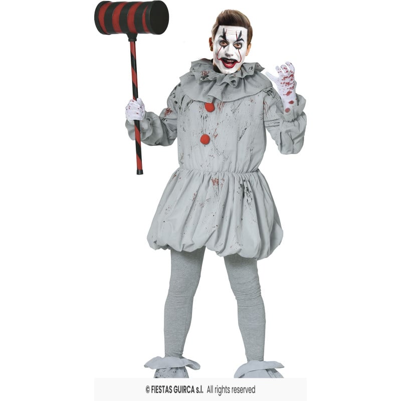 Disfraz Payaso Asesino Talla L De Fiestas Guirca