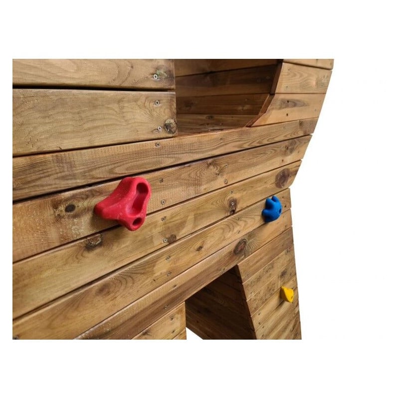 Letras Gigantes Masgames ALPHAPLAY con piedras de escalar pintadas   Superficie de arena, tierra o césped