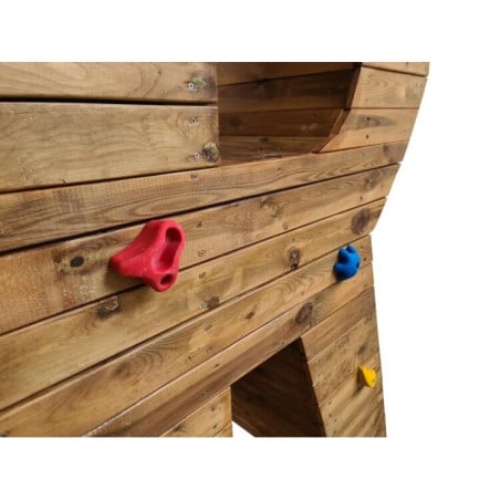 Letras Gigantes Masgames ALPHAPLAY con piedras de escalar pintadas   Superficie de arena, tierra o césped