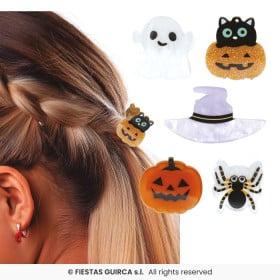 Set 5 Pinzas Halloween Surtidas