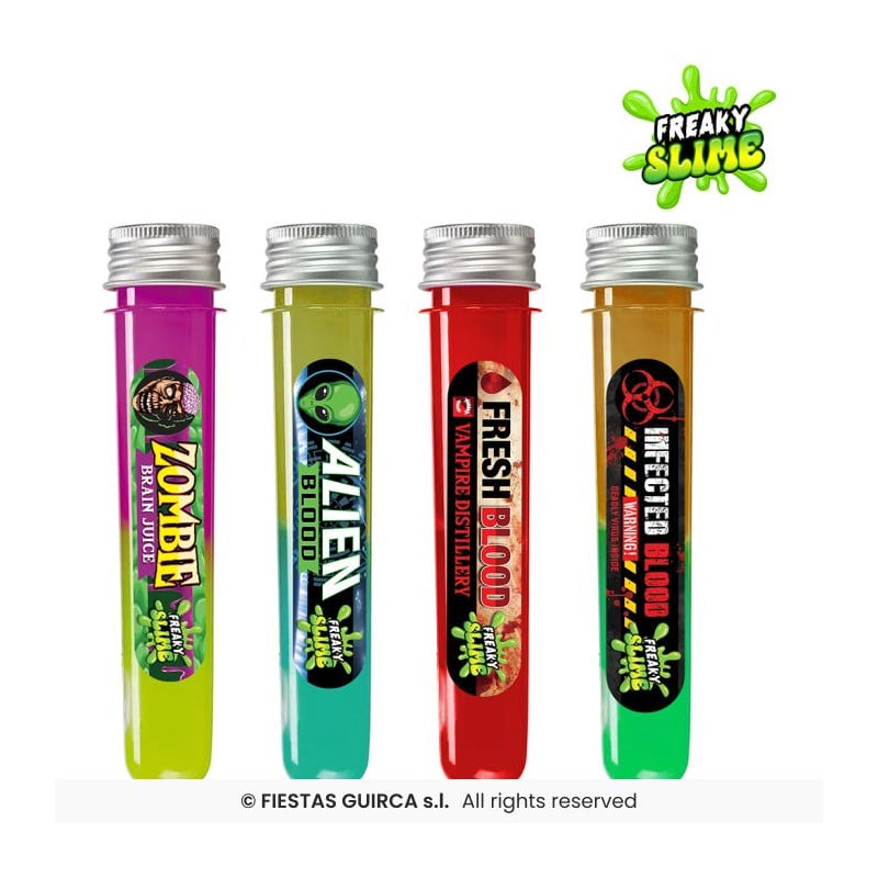 Probetas Surtidas con Slime