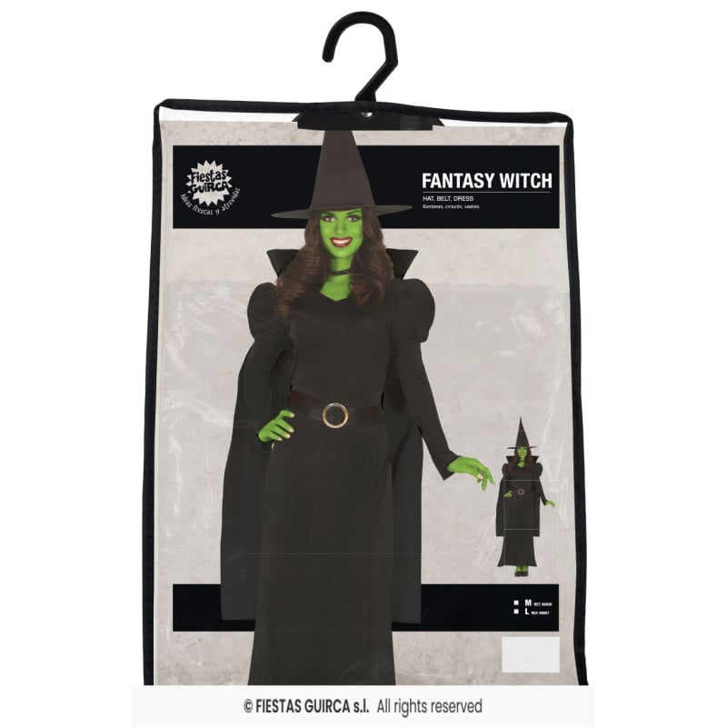 Disfraz Bruja Fantasía Talla L