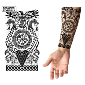 Tatuaje Vikingo 14x30 cm