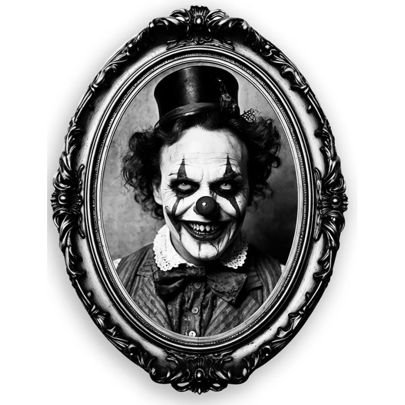 Adhesivo Cuadro Payaso Terrorífico