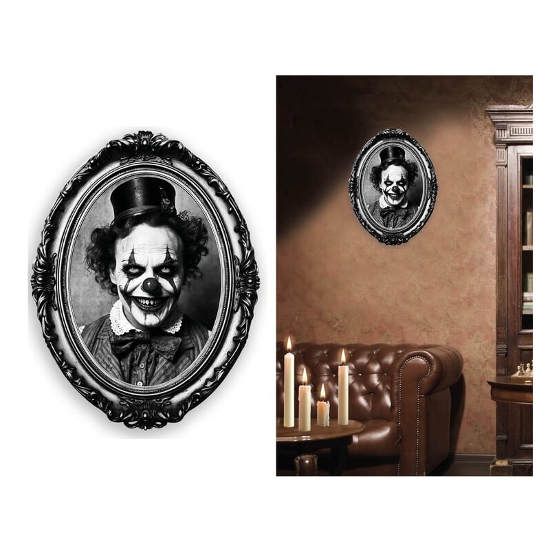 Adhesivo Cuadro Payaso Terrorífico