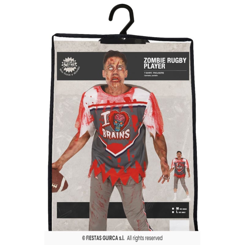 Disfraz De Jugador De Rugby Talla M