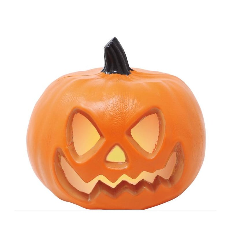 Calabaza Con Luz 20Cm