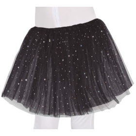 Tutú Estrellas Negro Infantil